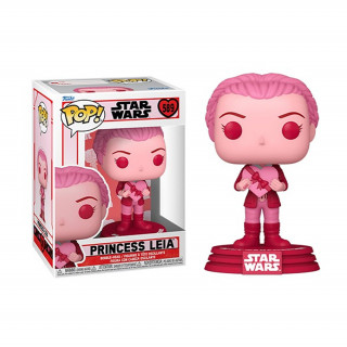 Funko Pop! Disney Star Wars: Valentines S3 - princesa Leia #589 Vinilna figura z vrtljivo glavo Merch