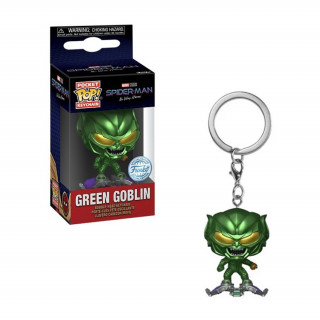 Funko Pocket Pop!: Marvel Spider Man No Way Home S3 - Zeleni goblin (z BMB) Vinilni obesek za ključe z vrtljivo glavo Merch