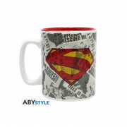 DC COMICS - Skodelica - 460 ml - Superman & logotip 