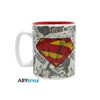 DC COMICS - Skodelica - 460 ml - Superman & logotip Merch