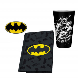 DC Comics - XXL skodelica + žebljiček + zvezek - "Batman" Merch