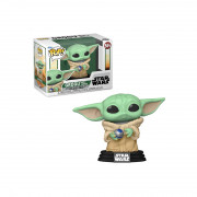 Funko Pop! #584 Disney Star Wars: Book of Boba Fett - Grogu z vinilno figuro z oklepno glavo 