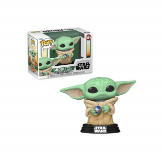 Funko Pop! #584 Disney Star Wars: Book of Boba Fett - Grogu z vinilno figuro z oklepno glavo Merch