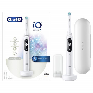 Oral-B iO7 električna zobna ščetka bela Dom