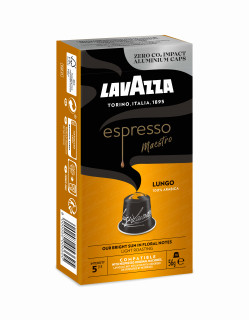 Lavazza Espresso Lungo mleta, pražena kavna kapsula 10x5,6 g Dom