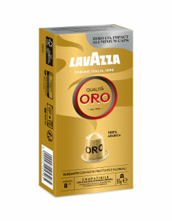 Lavazza Qualita Oro mleta, pražena kavna kapsula 10 x 5,5 g Dom