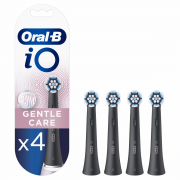 Oral-B iO zobna ščetka Gentle Care Black 4 kos 