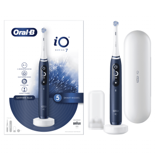 Oral-B iO7 električna zobna ščetka Saphire Blue Dom