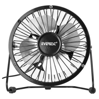 Namizni ventilator Everest EFN-482 USB (črn) Dom