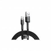 Baseus Cafule USB/USB-C polnilni kabel 1m sivo-črn 