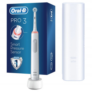 Oral-B Pro 3 3500 bela električna zobna ščetka Dom