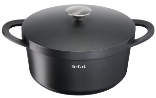 Tefal E2184634 Trattoria pokrov iz litega aluminija 24 cm črn lonec za kuhanje Dom