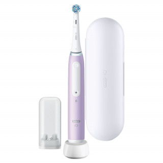 Oral-B iO Series 4 belo-sivka vijolična električna zobna ščetka Dom