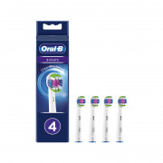 Oral-B EB18-4 3D White 4-delna nadomestna glava za električno zobno ščetko 