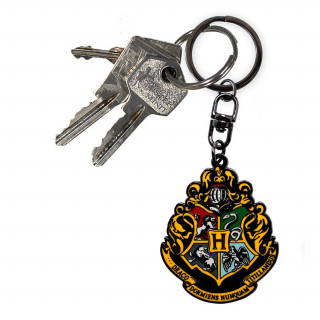 Kovinski obesek za ključe z grbom Harry Potter Hogwarts Merch