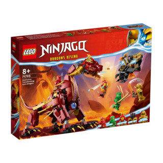 LEGO NINJAGO Heatwavov transformerski lavinski zmaj (71793) Igra 