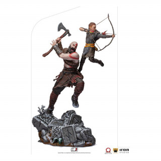 Iron Studios - Kratos and Atreus BDSArt Scale 1/10 - God of War Kiparstvo Merch