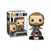 Funko Pop! #629 Disney Star Wars: Obi-Wan Kenobi (bojna poza) Vinilna figura z nihajočo glavo 