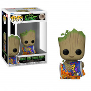 Funko Pop! #1196 Marvel: Jaz sem Groot - Vinilna figura Groot with Cheese Puffs Bobble-Head Vinyl Figura 