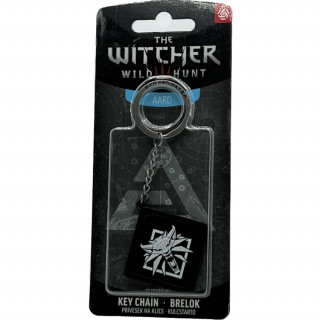 Obesek za ključe s simbolom The Witcher 3 AARD Merch