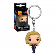 Funko Pocket Pop!: The Marvels - obesek za ključe iz vinilne figurice Captain Marvel Bobble-Head 