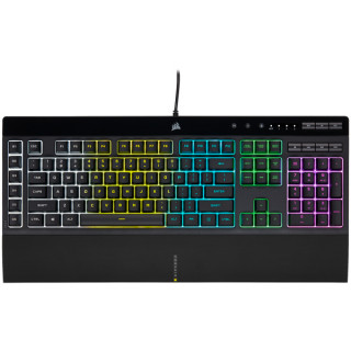 Corsair K55 RGB PRO tipkovnica USB QWERTY angleško črna (CH-9226765-NA) PC