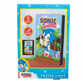 Sonic light up plakat Merch