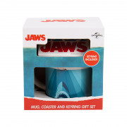 Komplet skodelic, podstavkov in obeskov za ključe Jaws (250 ml) 