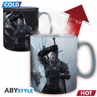 THE WITCHER - Skodelica za menjavo toplote - Geralt & Ciri Merch