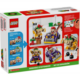 LEGO Super Mario Razširitveni komplet Bowserjev avto z močnim motorjem (71431) Igra 