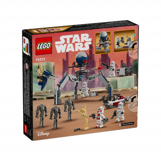 LEGO Star Wars Bojni paket Klonski bojevnik™ in Bojni droid™ (75372) Igra 