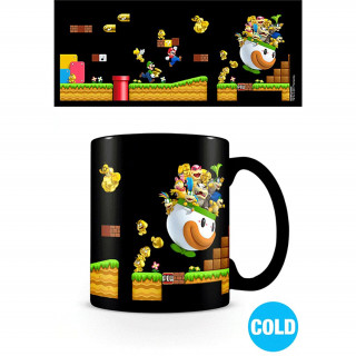 Pyramid Super Mario - Gold Coin Rush toplotno spremenljiva skodelica Merch