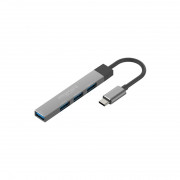 Promate USB Hub - LITEHUB 4 (LITEHUB-4.GREY) 