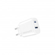 Promate Polnilni adapter - BIPLUG 2 (BIPLUG-2.EU-WT) 