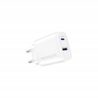 Promate Polnilni adapter - BIPLUG 2 (BIPLUG-2.EU-WT) Mobile