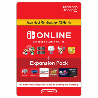 Nintendo Switch Online + Expansion Pack (365 Days Individual Membership) (Download) PC