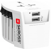 Skross World MUV USB 2xA potovalni adapter 