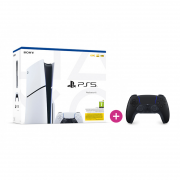 PlayStation 5 (Slim) + kontroler DualSense (črn) 