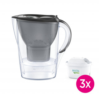 Brita Marella XL 2,4 L starter kit  + 3 filtri Maxtra PRO - siva Dom