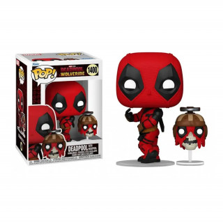 Funko Pop! #1400 Marvel: Deadpool Wolverine - Deadpool with Headpool Vinyl Figura Merch