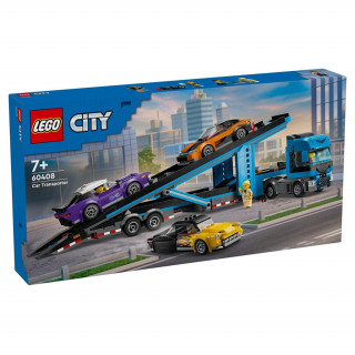 LEGO City: Transportno vozilo za avtomobile z avtomobili (60408) Igra 