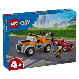 LEGO City: Vlečno vozilo in popravilo športnega avta (60435) Igra 