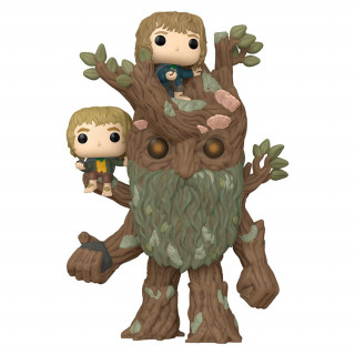 Funko Pop! #1579 Movies: The Lord of the Rings - Treebeard with Mary & Pippin Vinyl Figura Merch