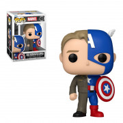 Funko Pop! #1431 Marvel: Split - Steve Rogers/Captain America Vinyl Figura 