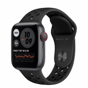 Apple Watch Nike SE GPS Cellular, 40 mm vesoljsko sivo aluminijasto ohišje z antracitno barvo 