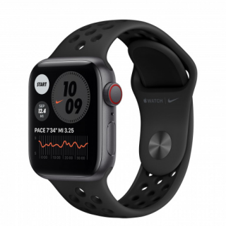 Apple Watch Nike SE GPS Cellular, 40 mm vesoljsko sivo aluminijasto ohišje z antracitno barvo Mobile