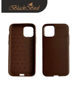 BH1072 BlackBird Carbon vzorec etui Iphone 2019 6,1" Rjava 