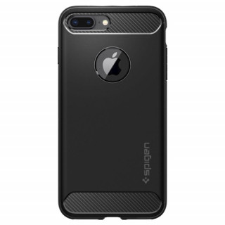 Zadnji ovitek Spigen Rugged Armor, iPhone 7/8 Plus, črn Mobile