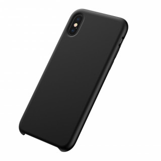 Originalni silikonski zadnji ovitek Baseus LSR, iPhone X, črn Mobile