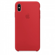 Apple iPhone XS Max silikonski zadnji ovitek, rdeč 